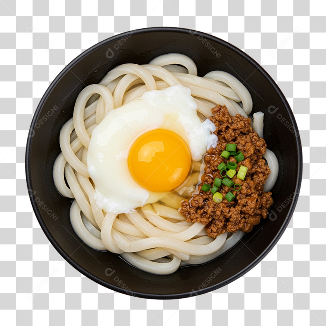 Udon da Culinária Japonesa PNG Transparente