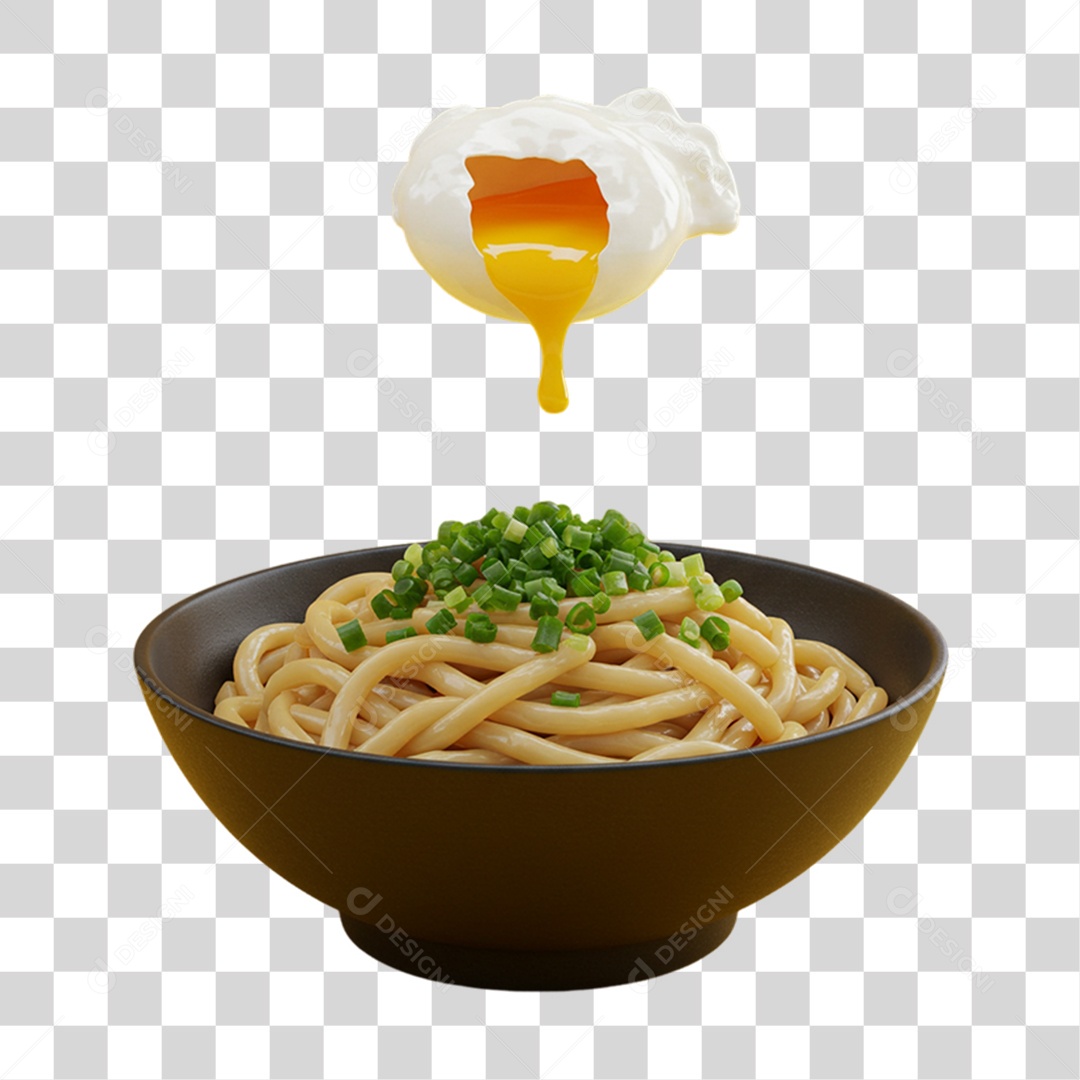 Udon da Culinária Japonesa PNG Transparente
