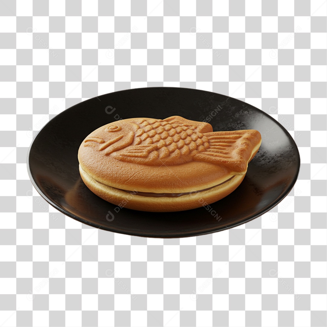 Doce Taiyaki da Culinária Japonesa PNG Transparente