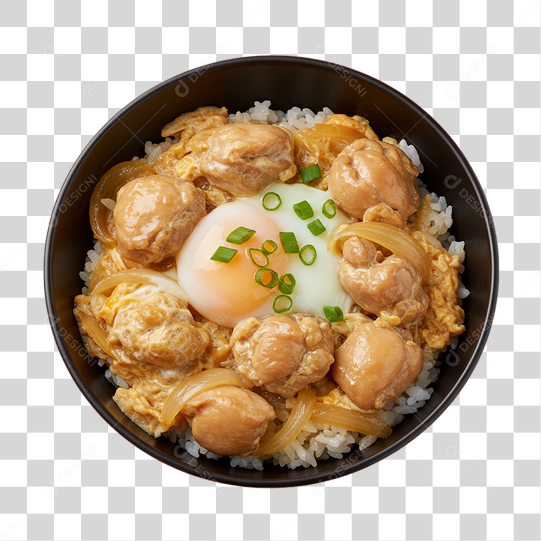 Oyakodon da Culinária Japonesa PNG Transparente