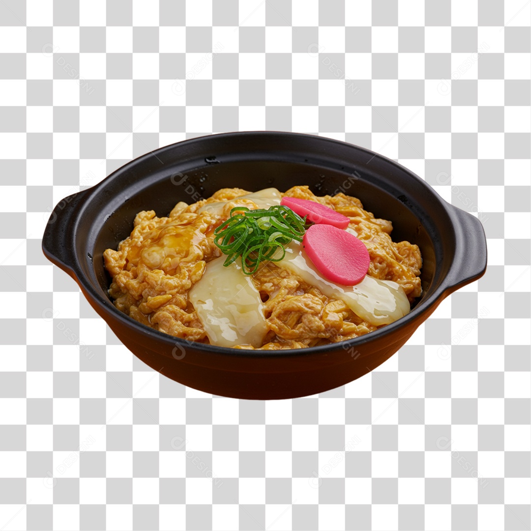 Oyakodon da Culinária Japonesa PNG Transparente