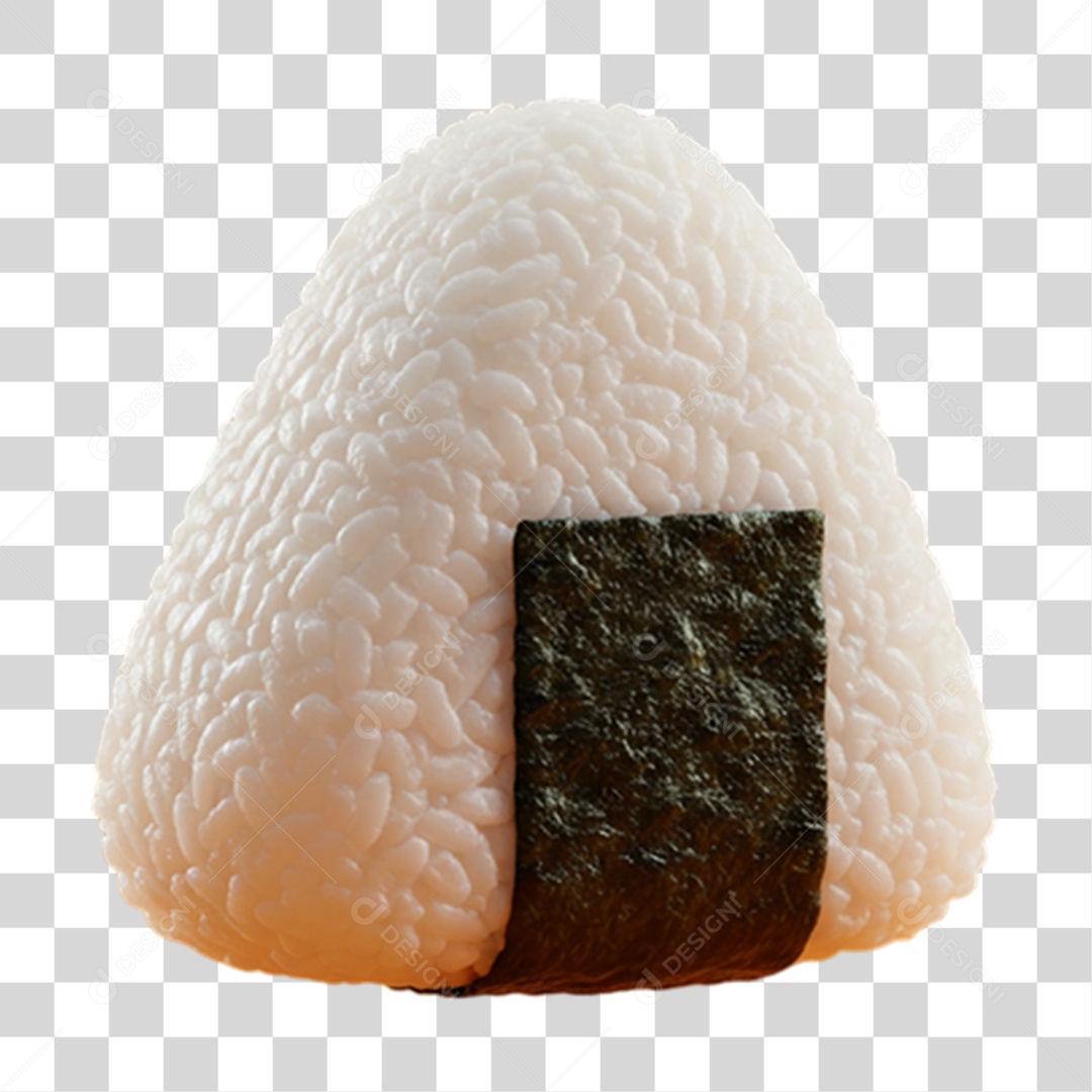 Onigiri da Culinária Japonesa PNG Transparente