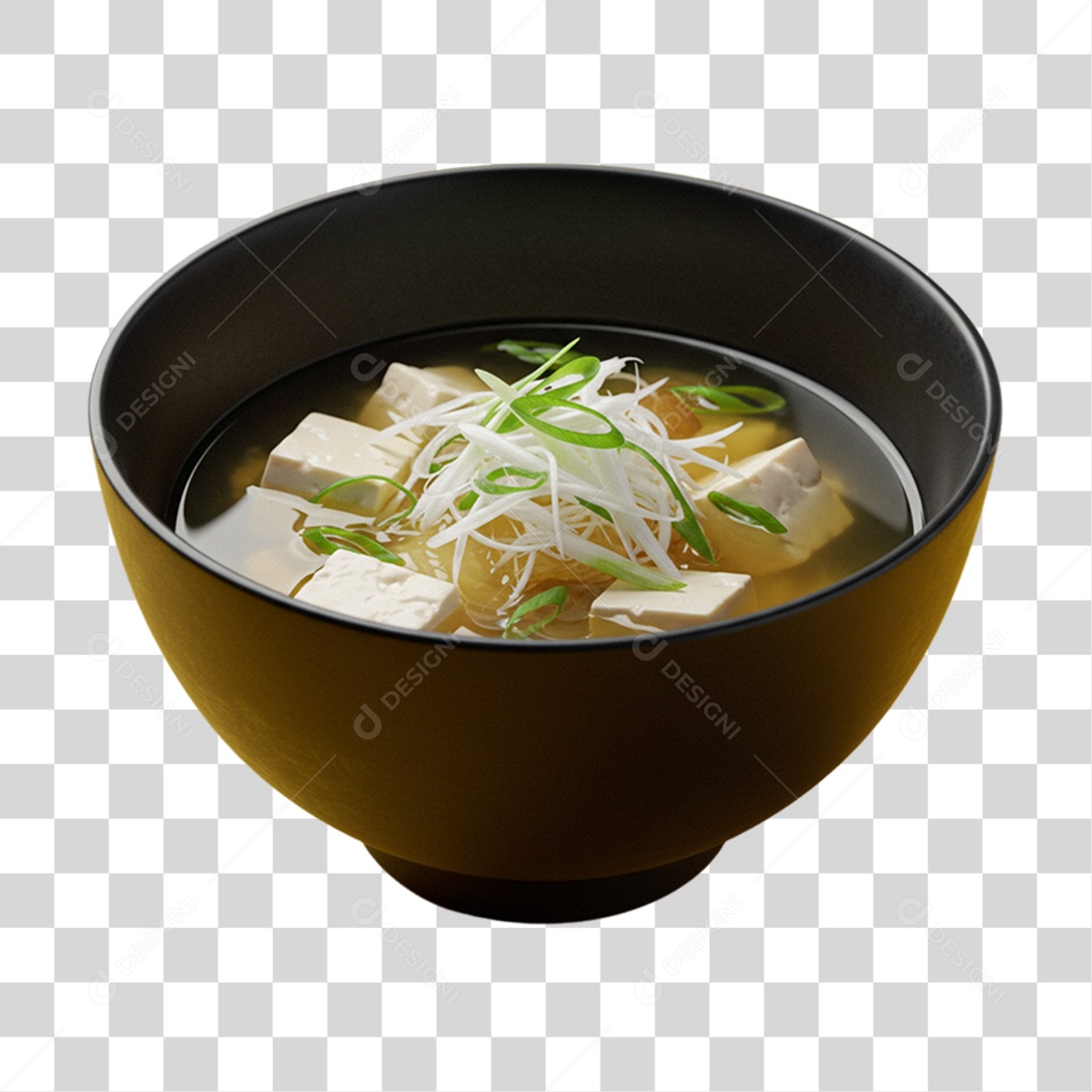 Miso Soup da Culinária Japonesa PNG Transparente