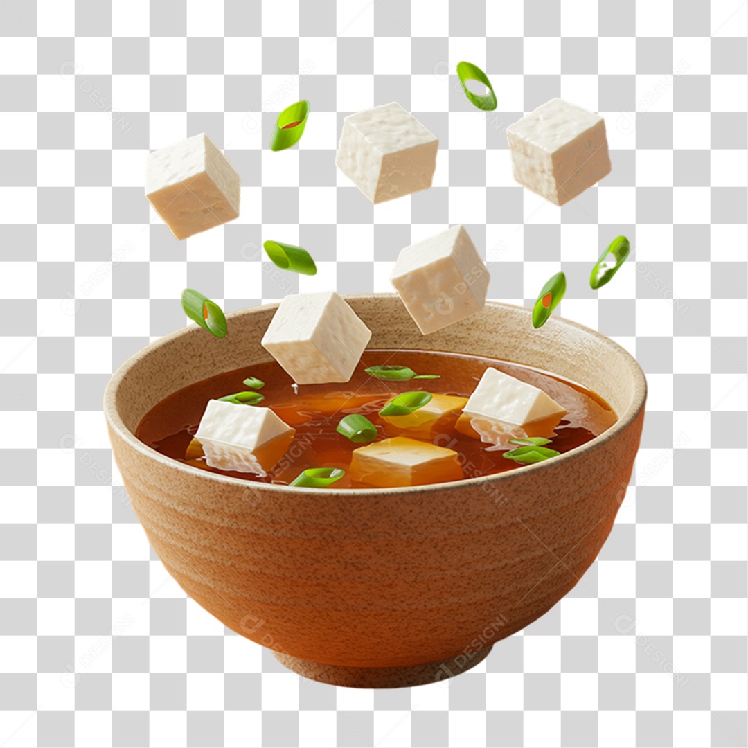 Miso Soup da Culinária Japonesa PNG Transparente