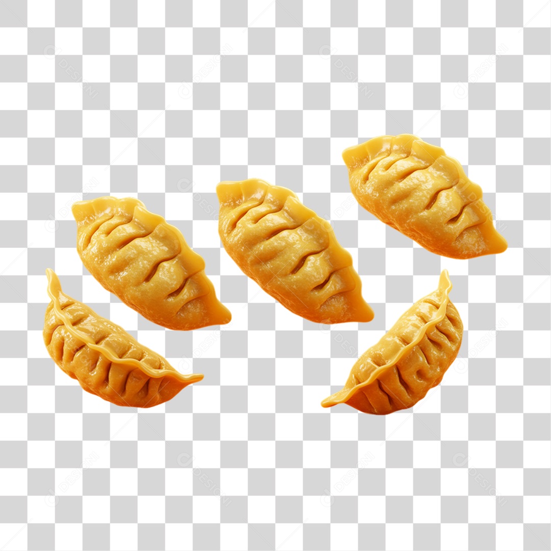 Prato Gyoza da Culinária Japonesa PNG Transparente