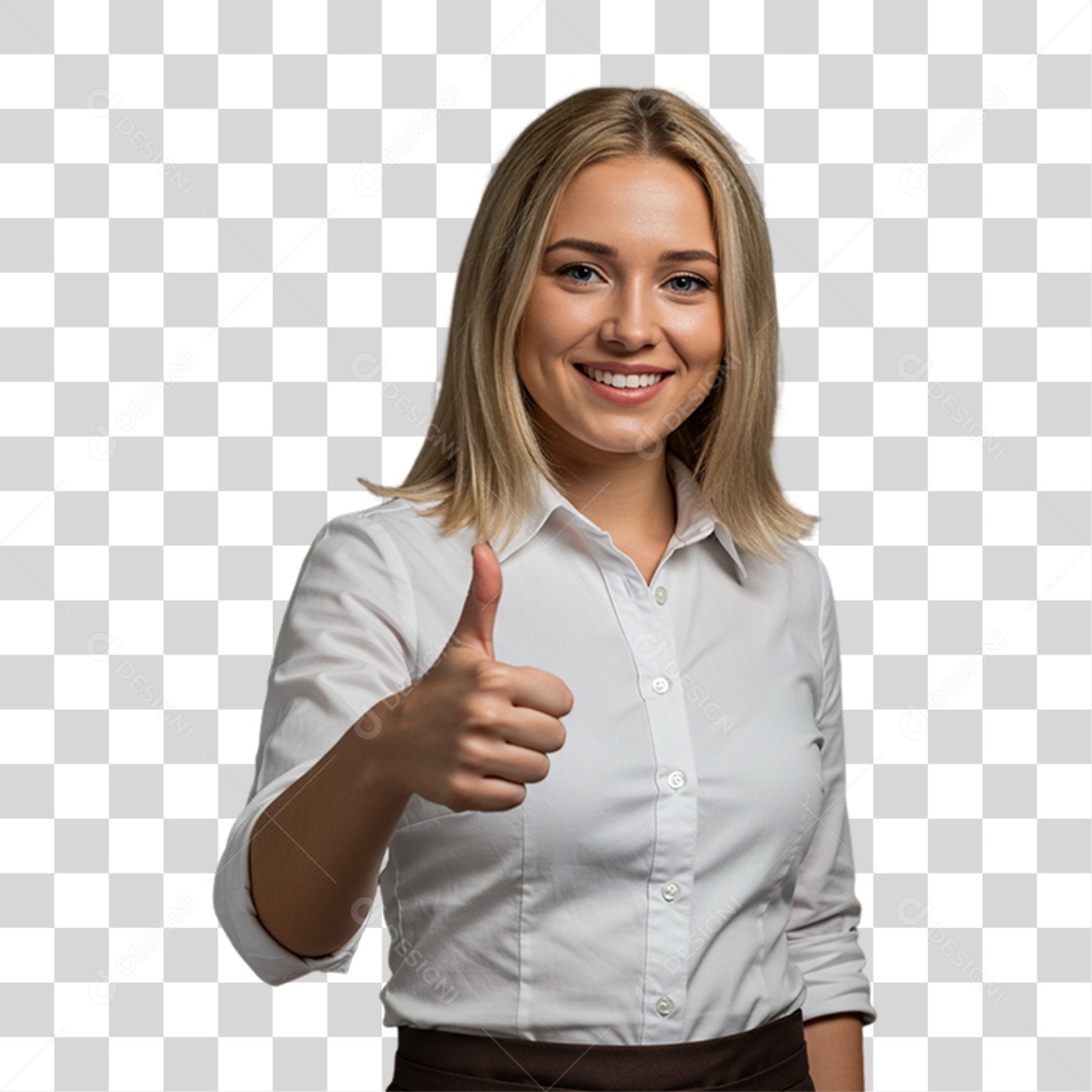 Mulher Atendente Balconista PNG Transparente