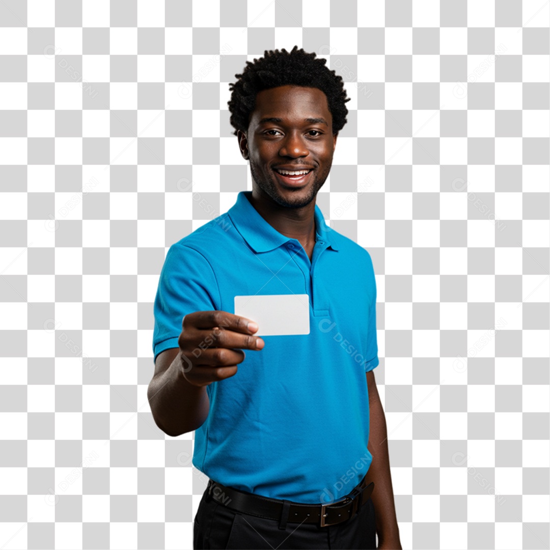 Homem Atendente Balconista PNG Transparente