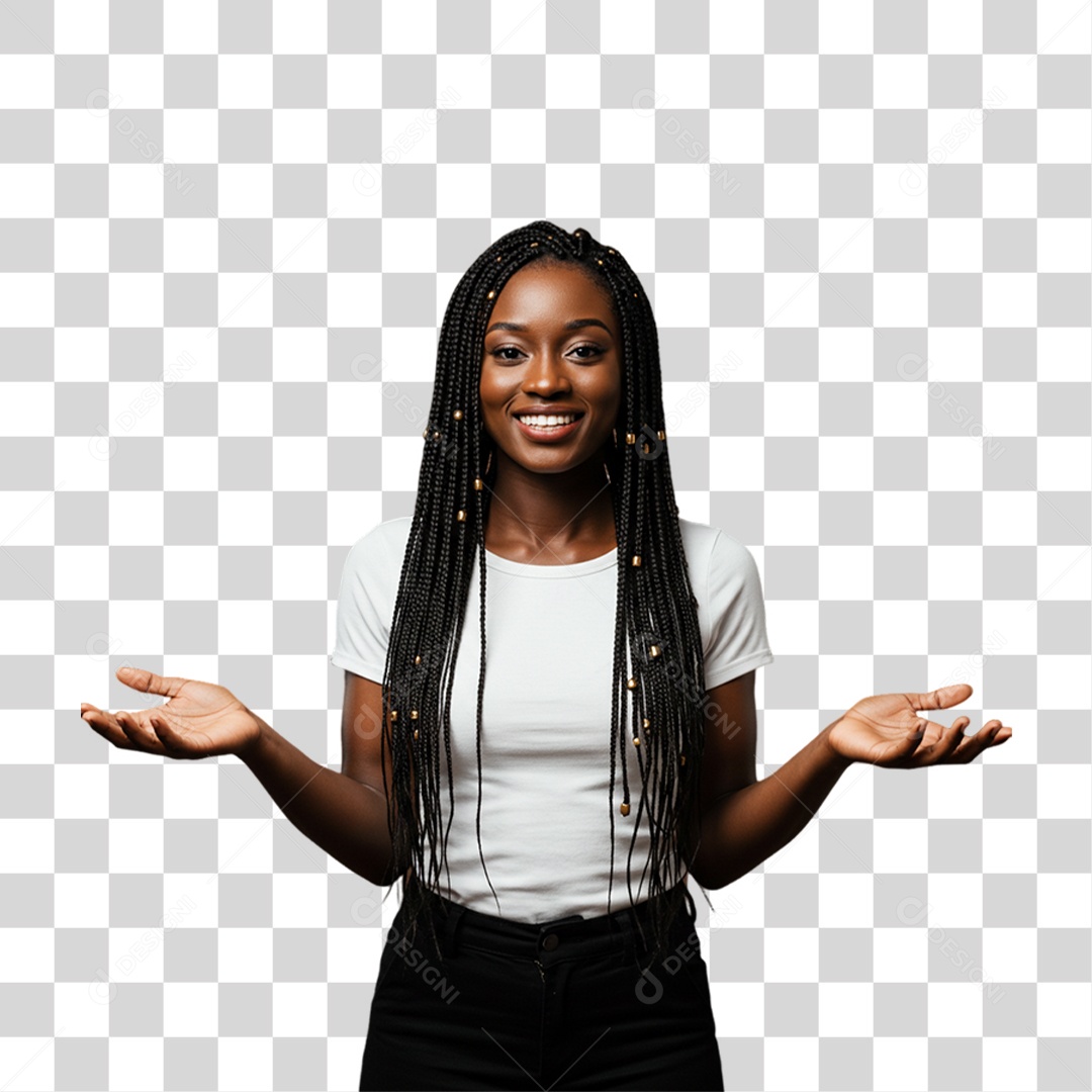 Mulher Atendente Balconista PNG Transparente