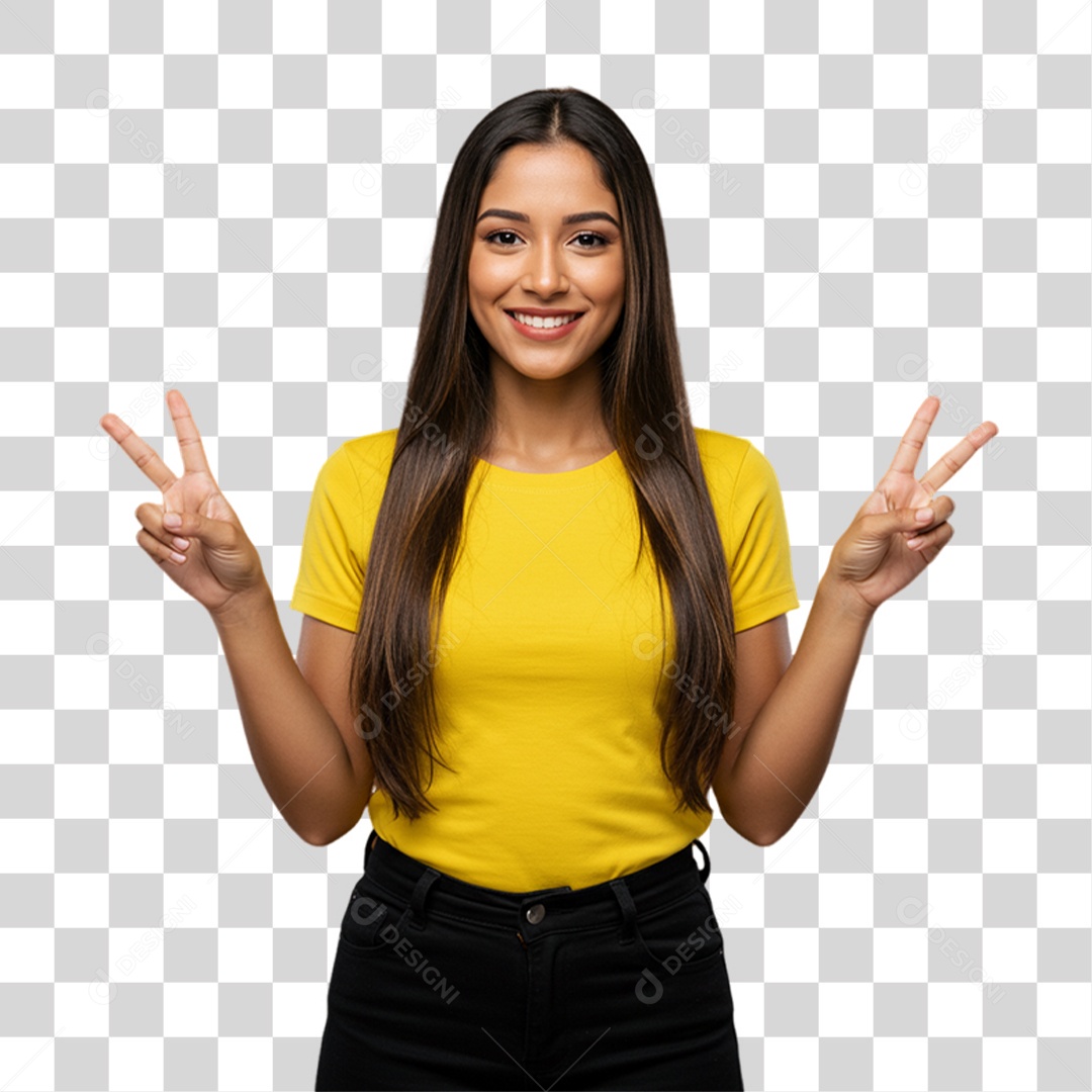 Mulher Atendente Balconista PNG Transparente