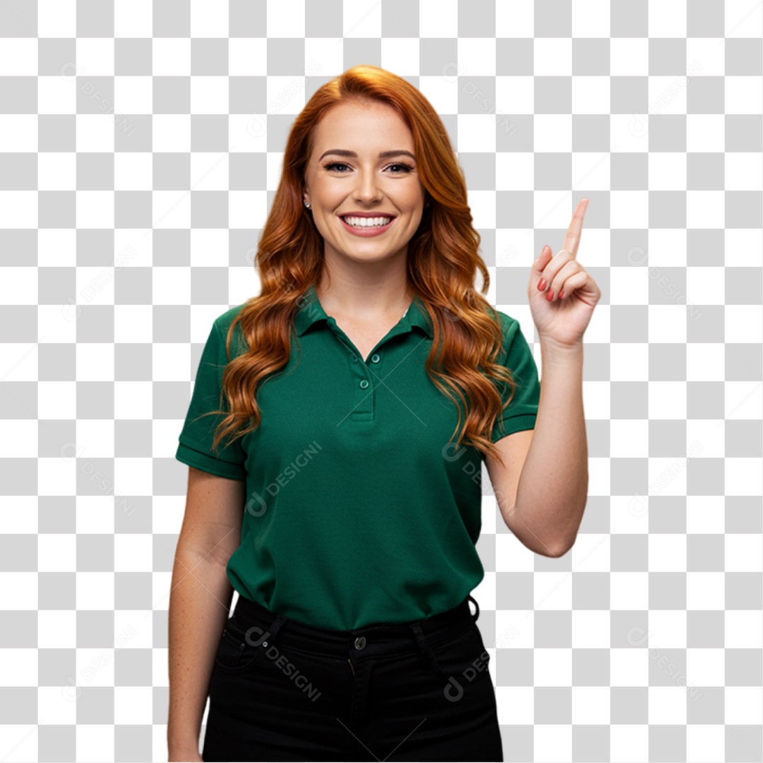 Mulher Atendente Balconista PNG Transparente