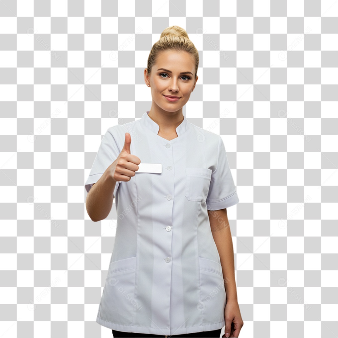 Mulher Atendente Balconista PNG Transparente