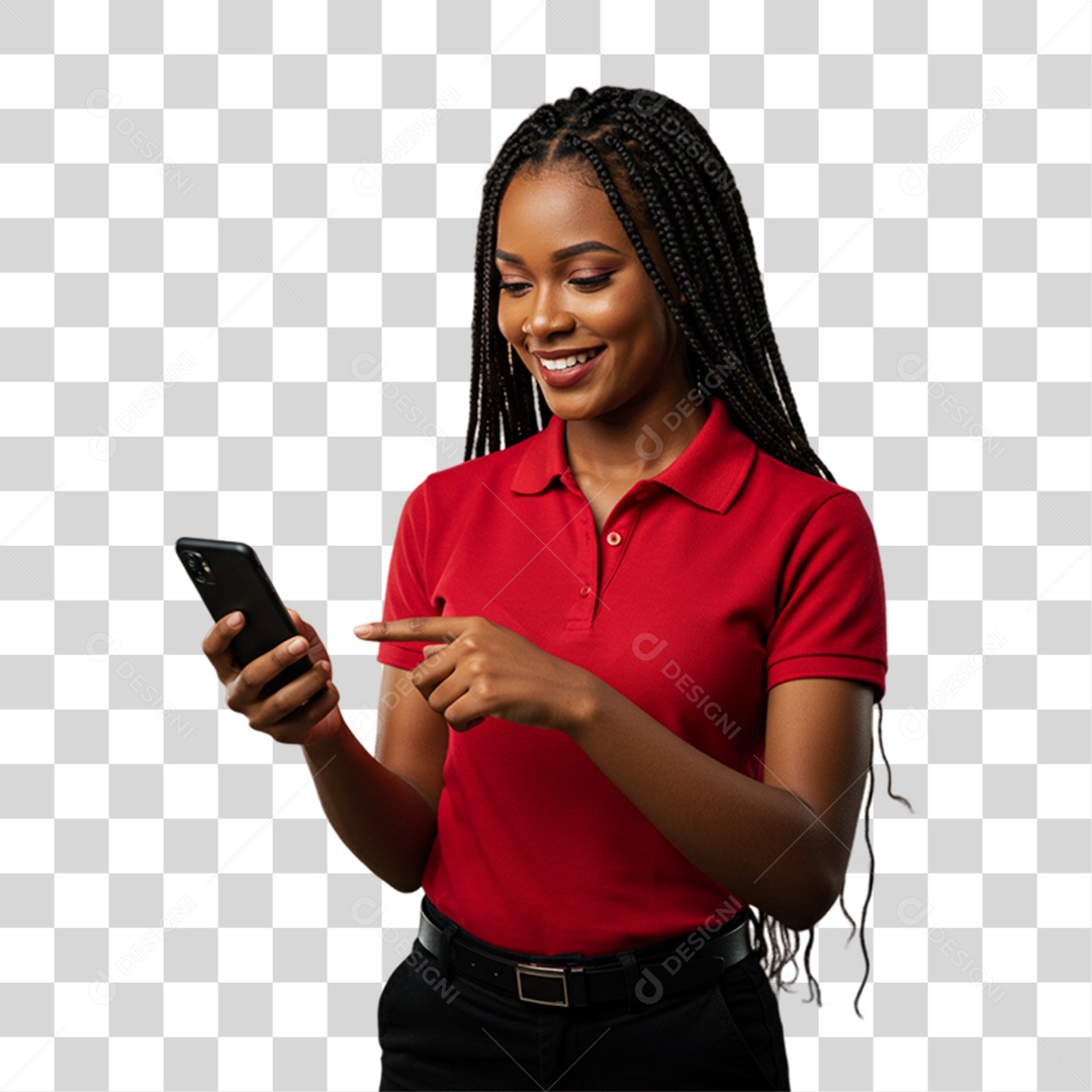 Mulher Atendente Balconista PNG Transparente