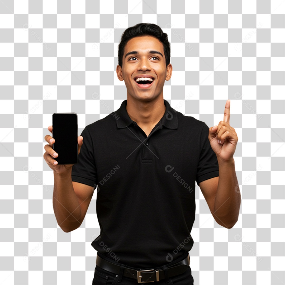 Homem Atendente Balconista PNG Transparente