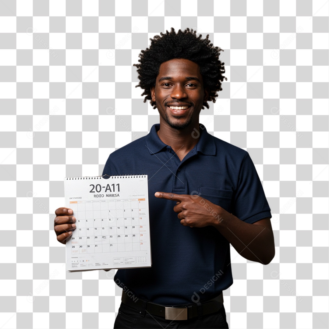 Homem Atendente Balconista PNG Transparente