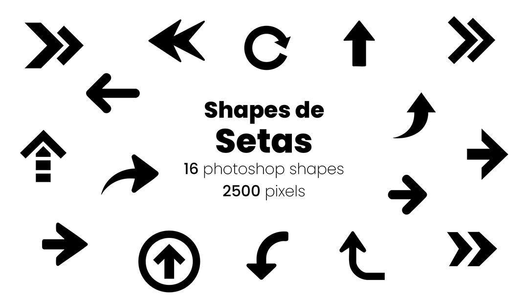 Conjunto de Setas Shapes CSH