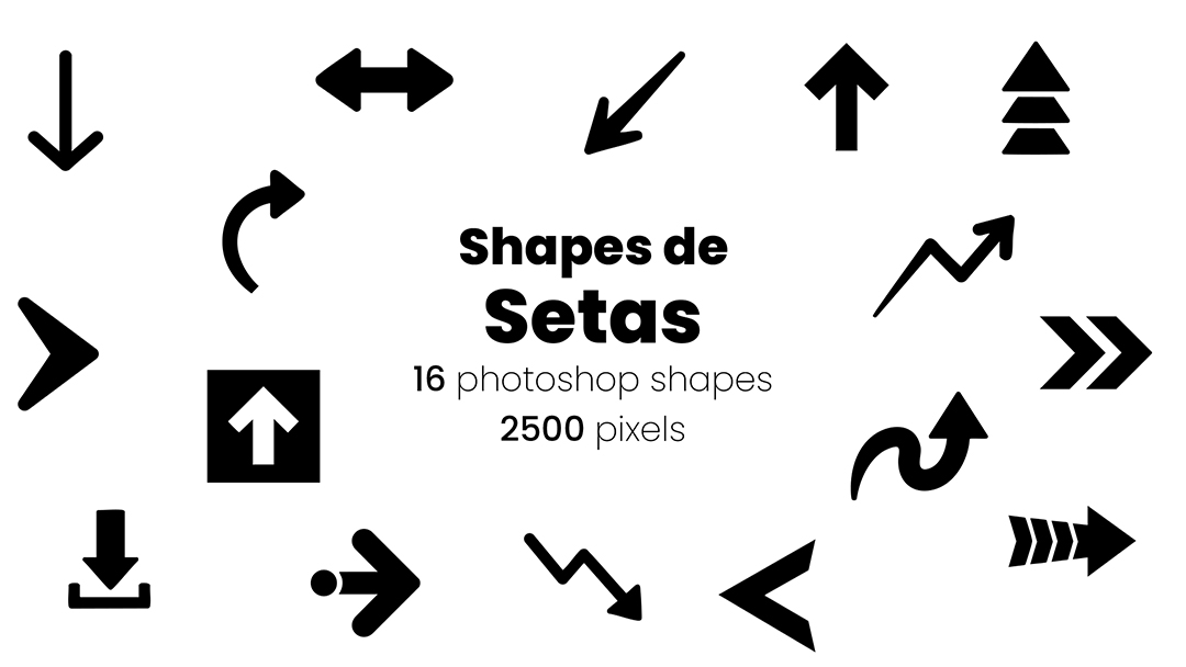 Conjunto de Setas Shapes CSH