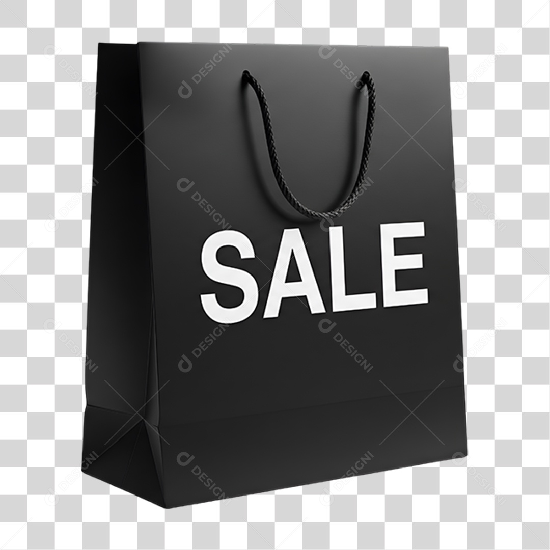 Sacola Compras Lojas PNG Transparente