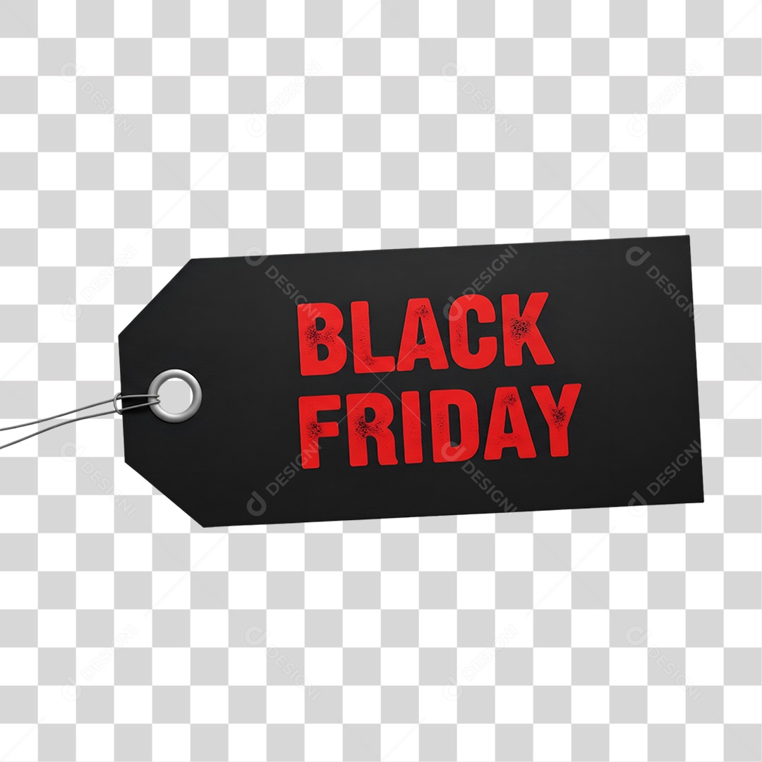 Etiqueta Black Friday PNG Transparente