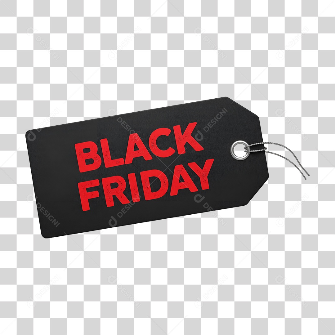 Etiqueta Black Friday PNG Transparente