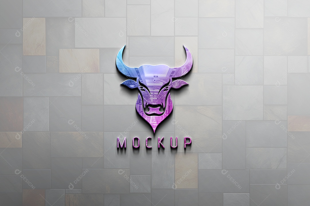 Mockup Logotipo de Empresa PSD Editável