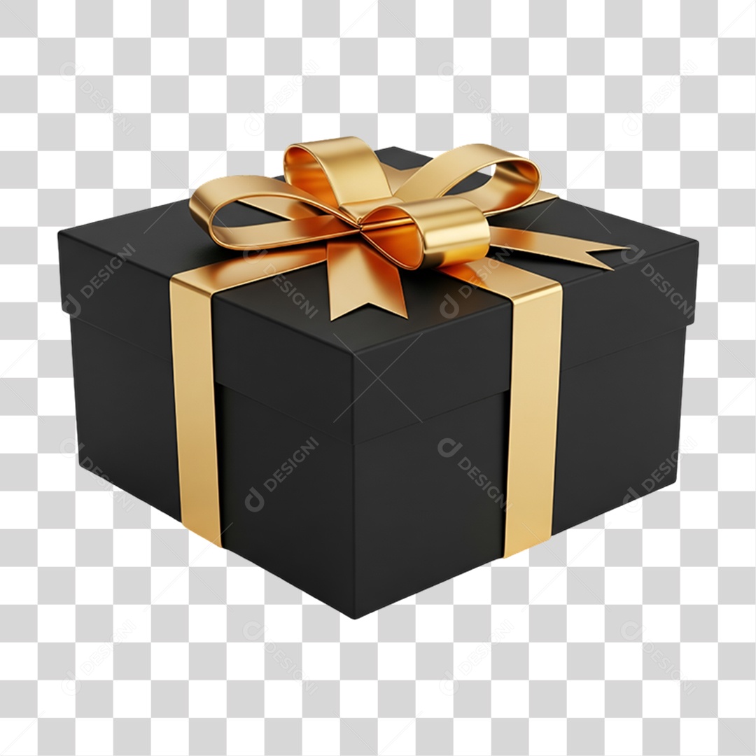 Caixa de Presente PNG Transparente