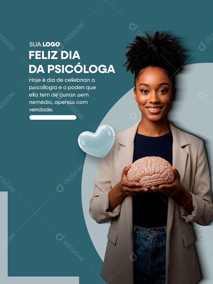 Dia Da Psicóloga 25 de Agosto Social Media PSD Editável
