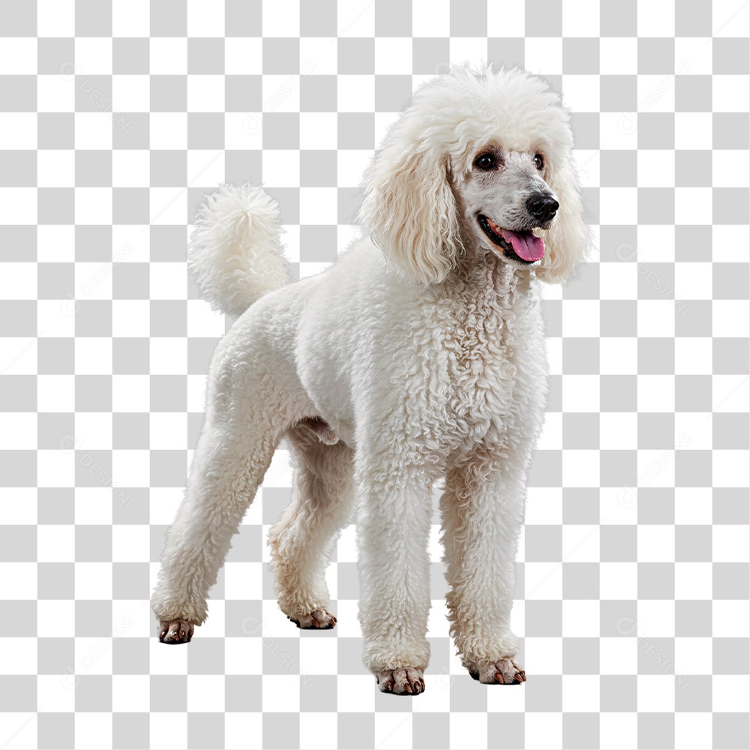 Cachorro Poodle PNG Transparente