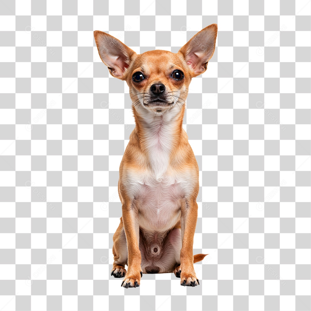 Cachorro Assentado PNG Transparente