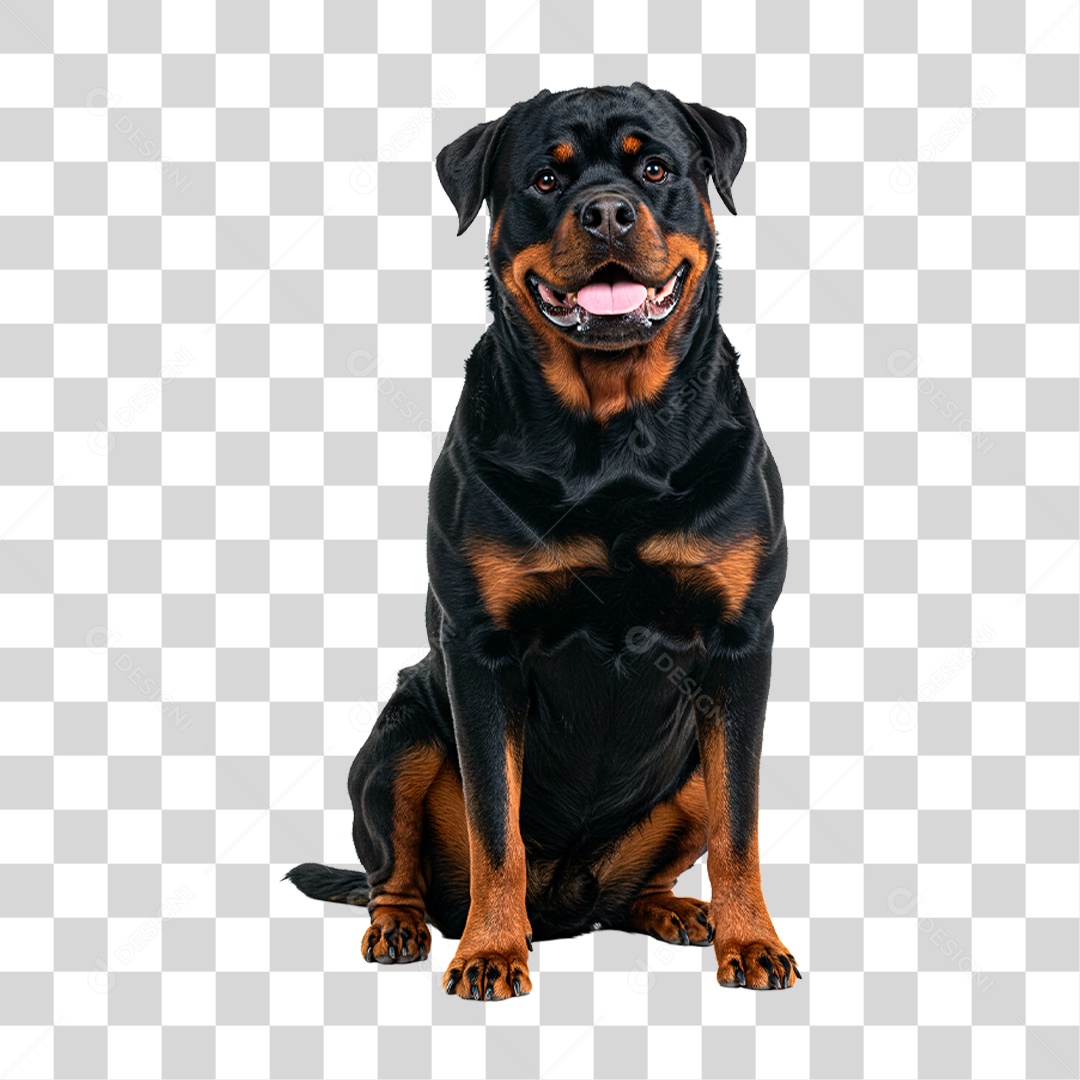 Cachorro Assentado PNG Transparente