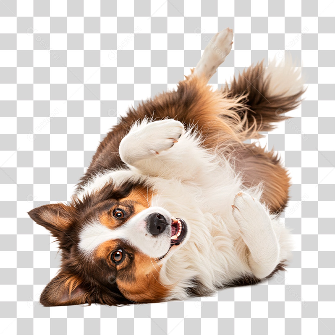 Cachorro Brincando PNG Transparente