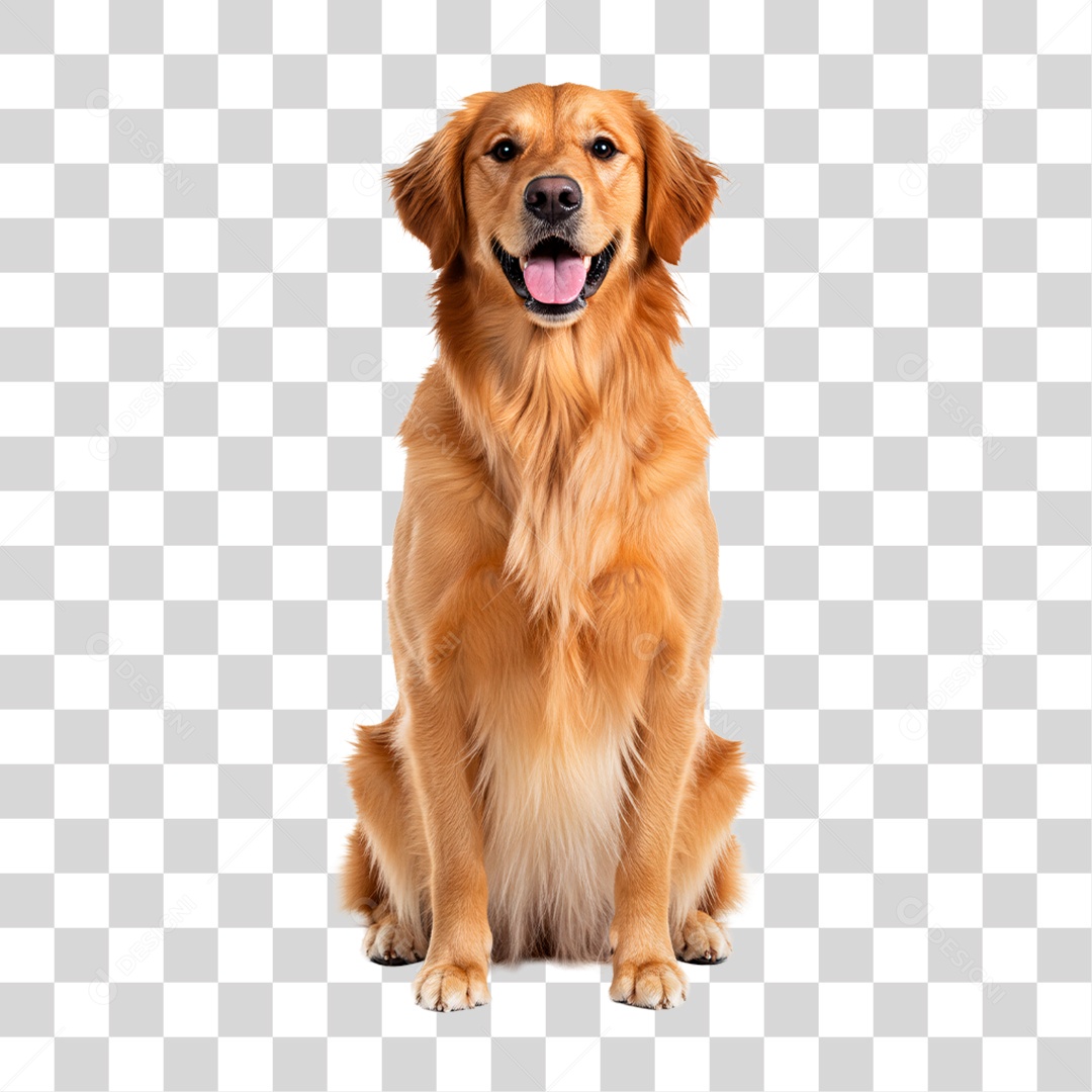 Cachorro Assentado PNG Transparente