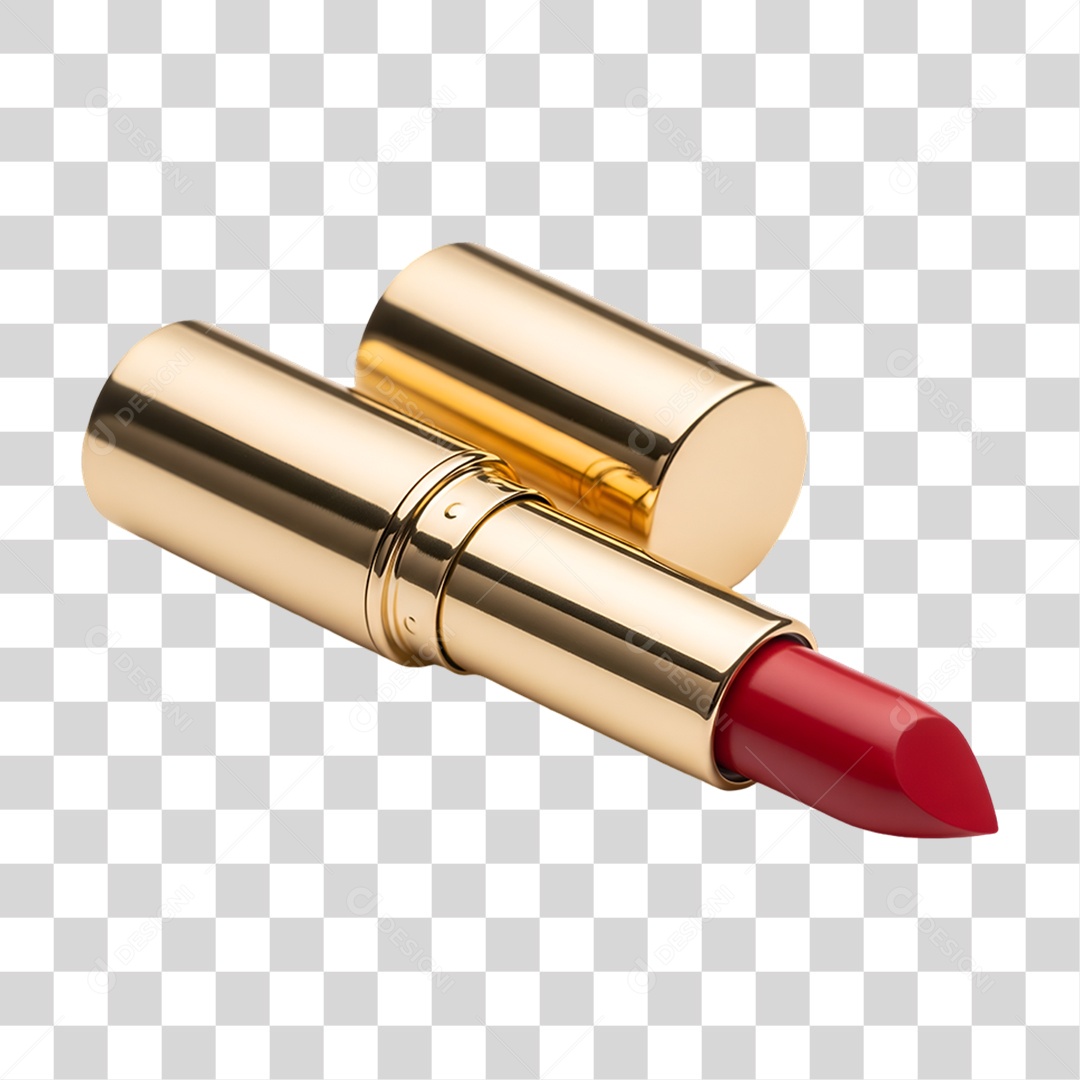 Batom Vermelho PNG Transparente