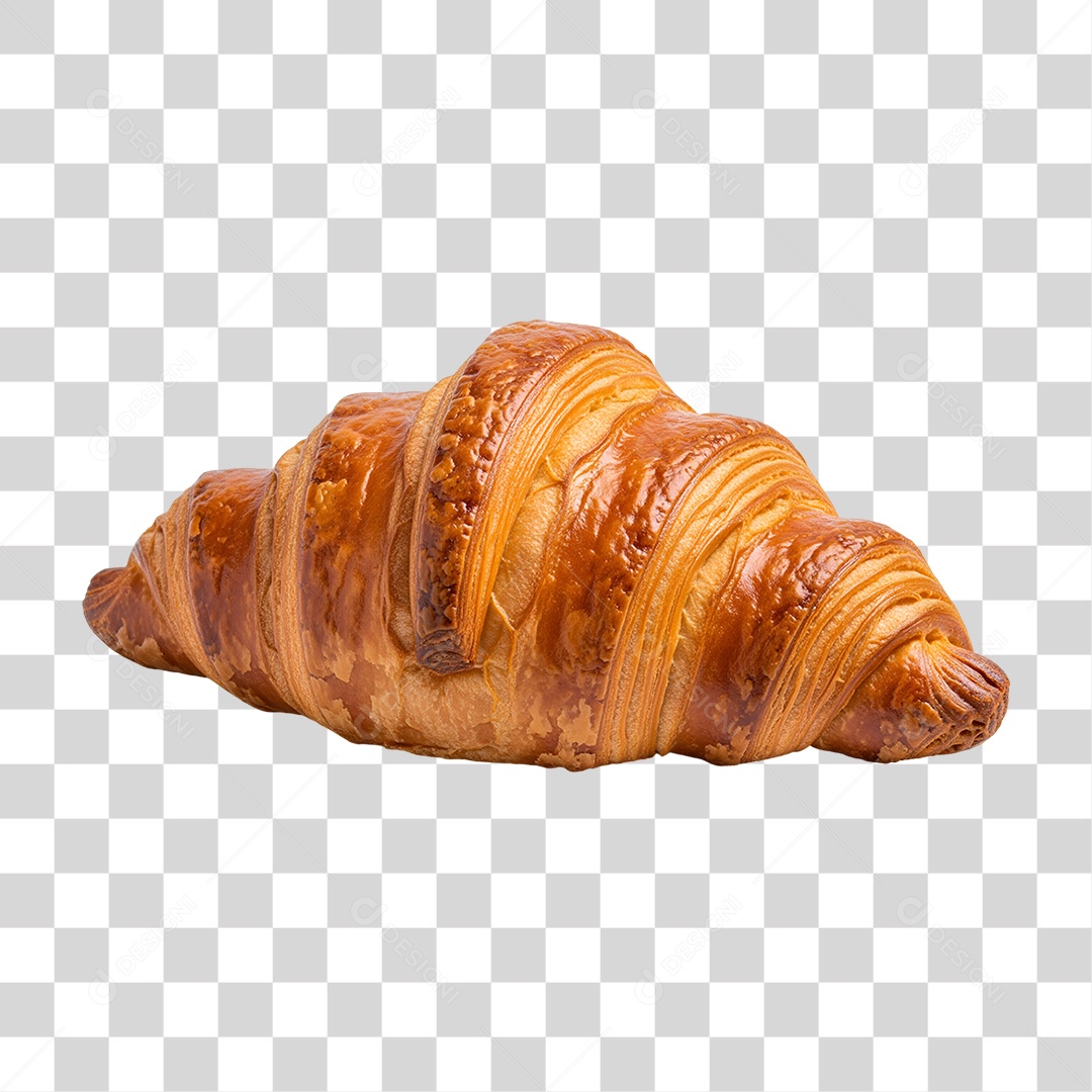 Croissant Assado PNG Transparente
