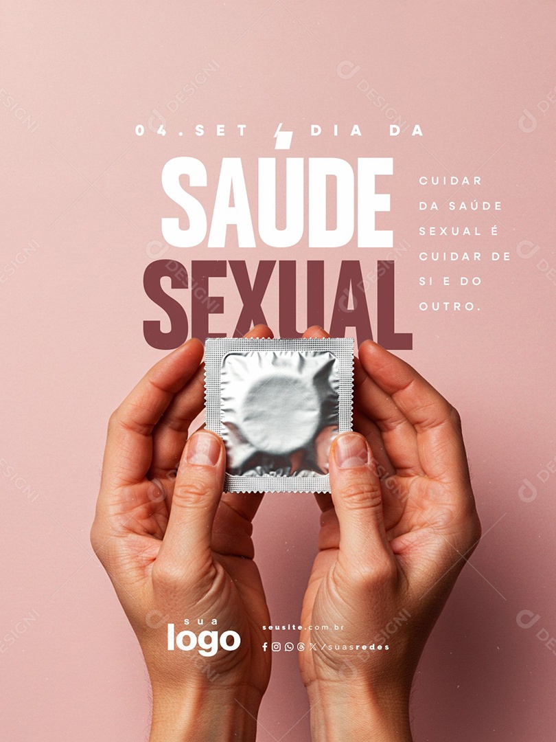 Dia da Saúde Sexual 04 de Setembro Social Media PSD Editável