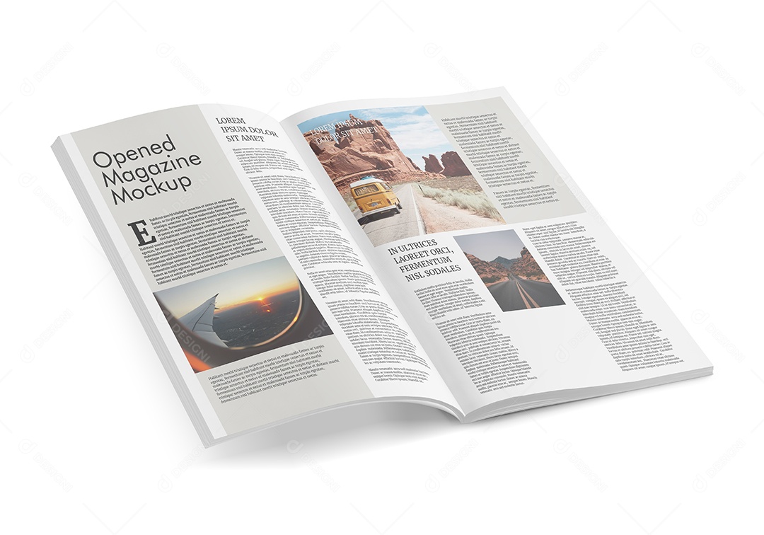 Mockup Revista PSD Editável