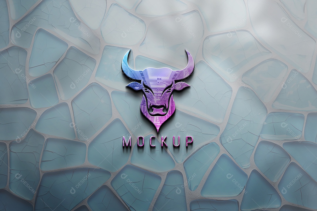 Mockup Logotipo de Empresa PSD Editável