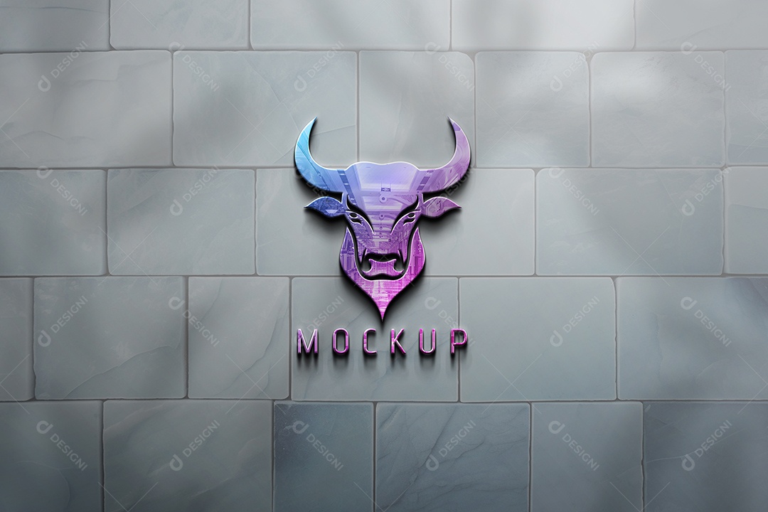 Mockup Logotipo de Empresa PSD Editável