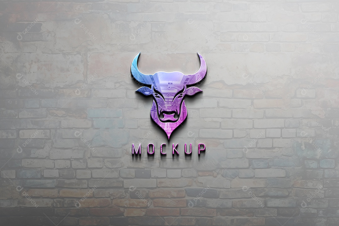 Mockup Logotipo de Empresa PSD Editável