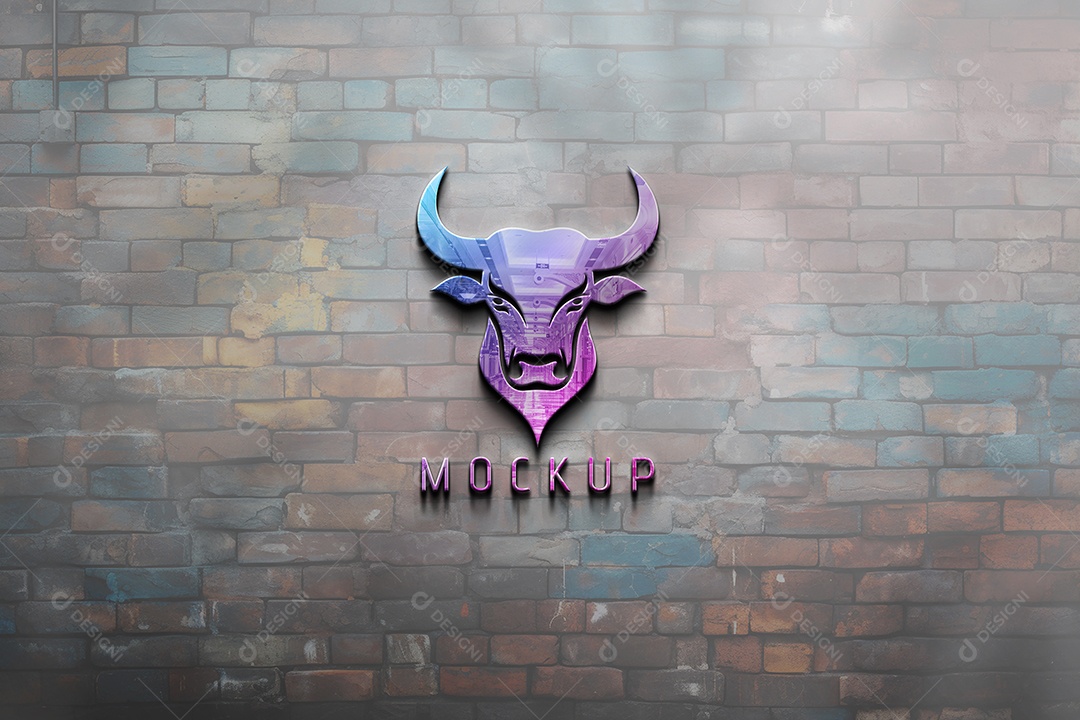 Mockup Logotipo de Empresa PSD Editável