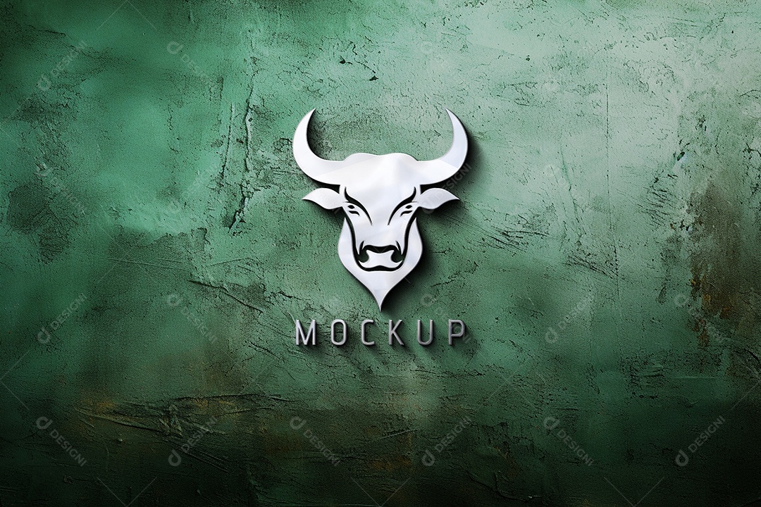 Mockup Logotipo de Empresa PSD Editável