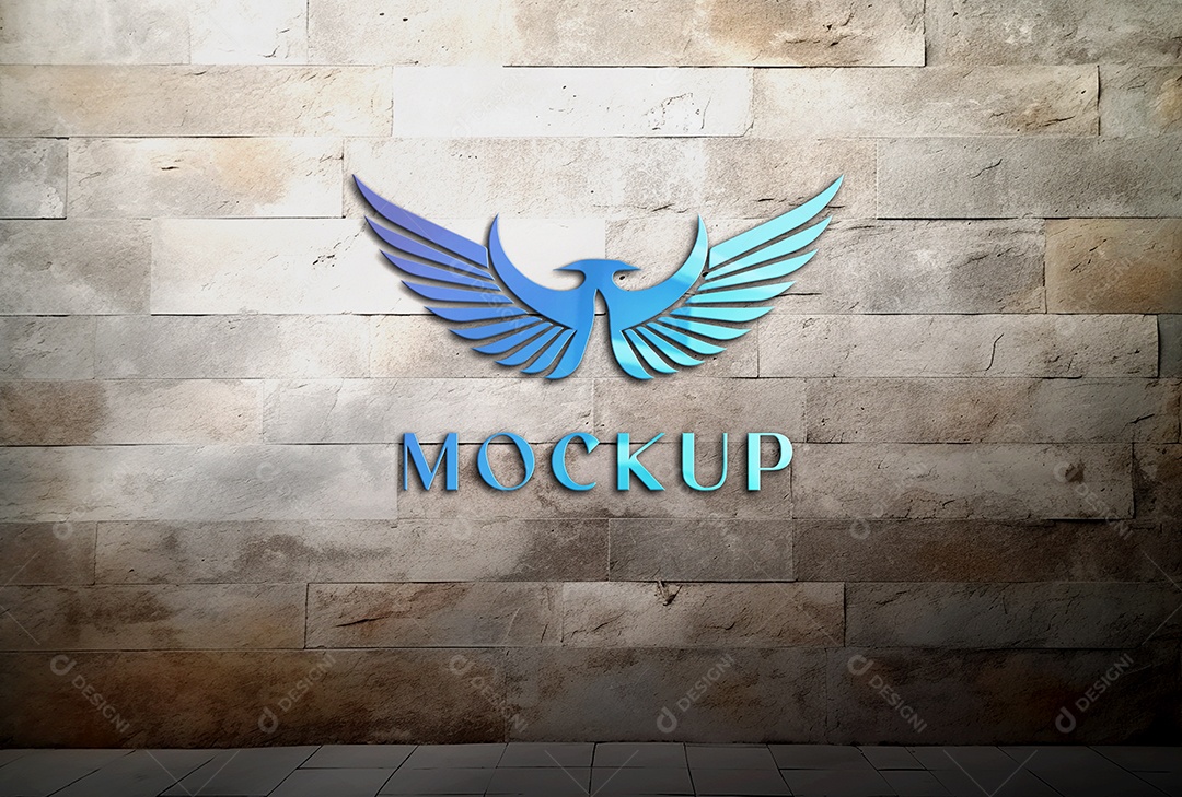 Mockup Logotipo de Empresa PSD Editável