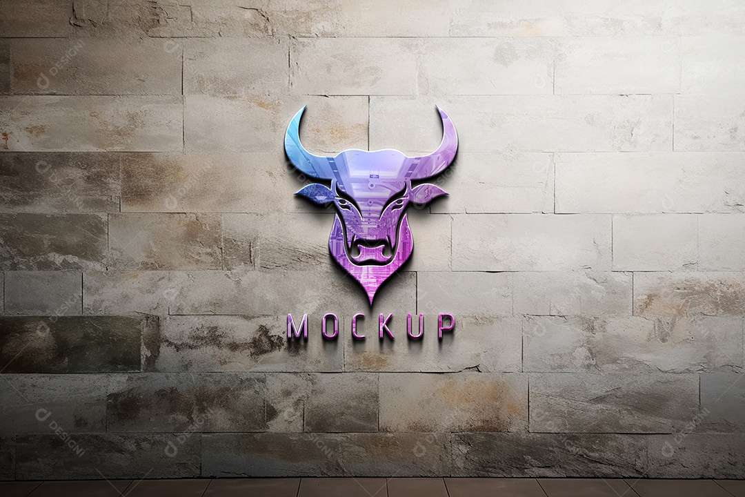 Mockup Logotipo de Empresa PSD Editável