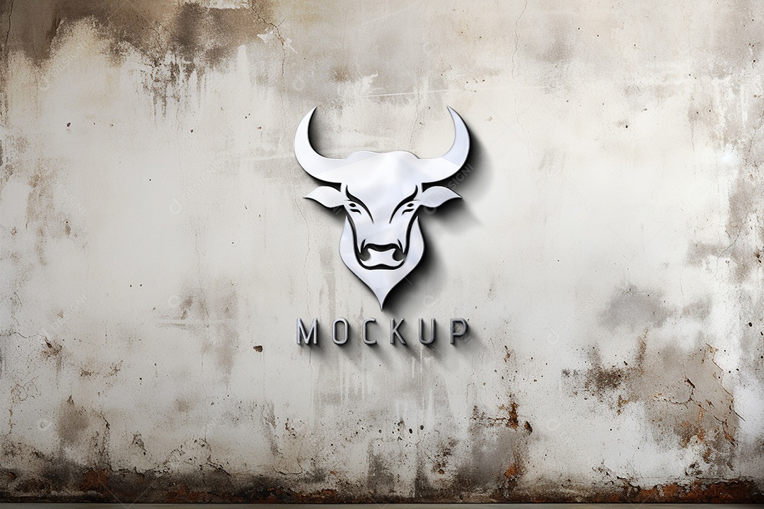 Mockup Logotipo de Empresa PSD Editável