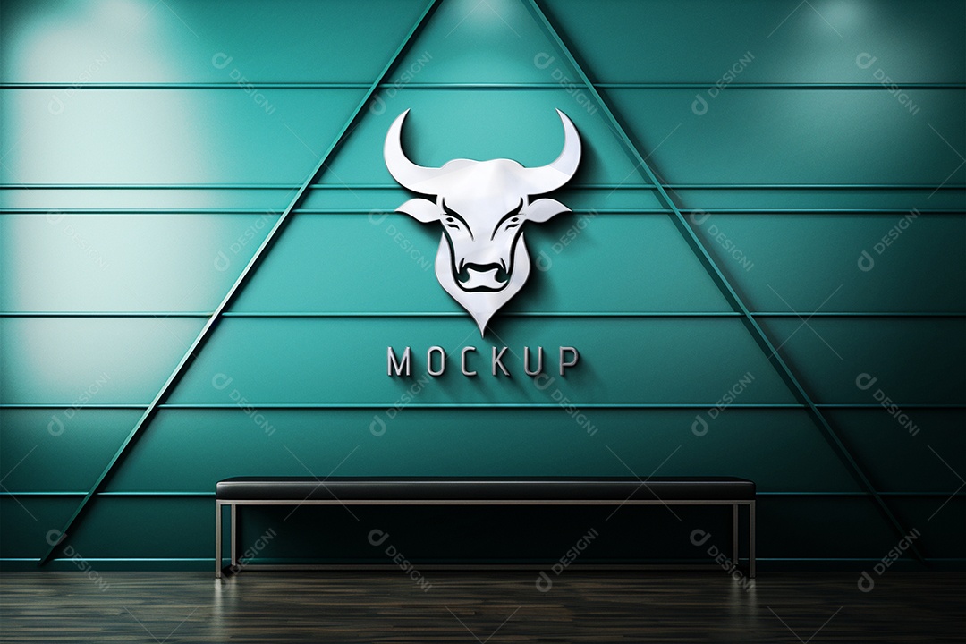 Mockup Logotipo de Empresa PSD Editável