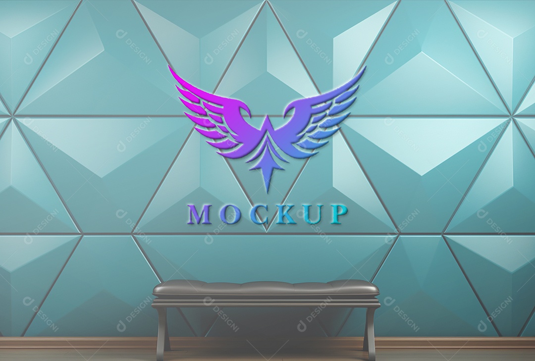 Mockup Logotipo de Empresa PSD Editável