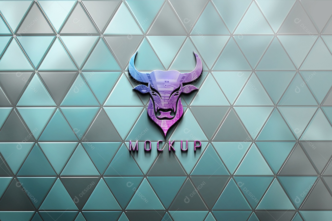 Mockup Logotipo de Empresa PSD Editável