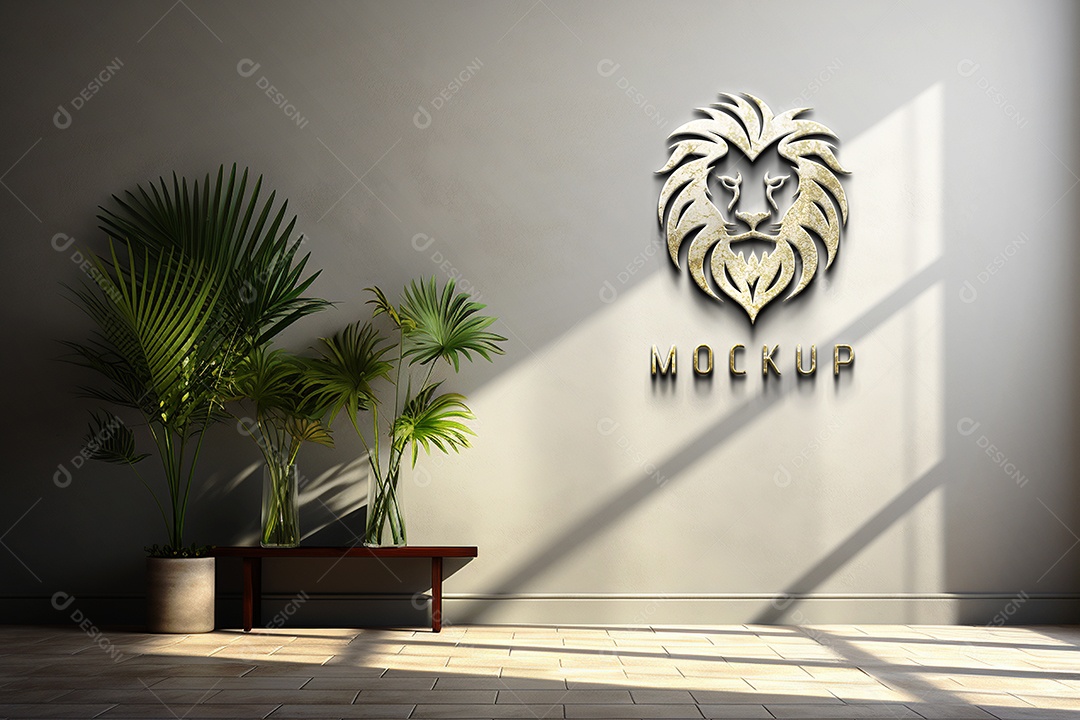 Mockup Logotipo de Empresa PSD Editável