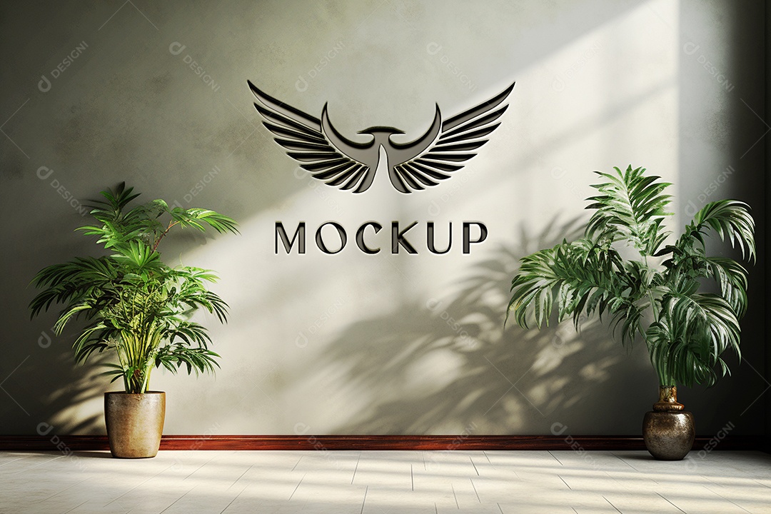 Mockup Logotipo de Empresa PSD Editável