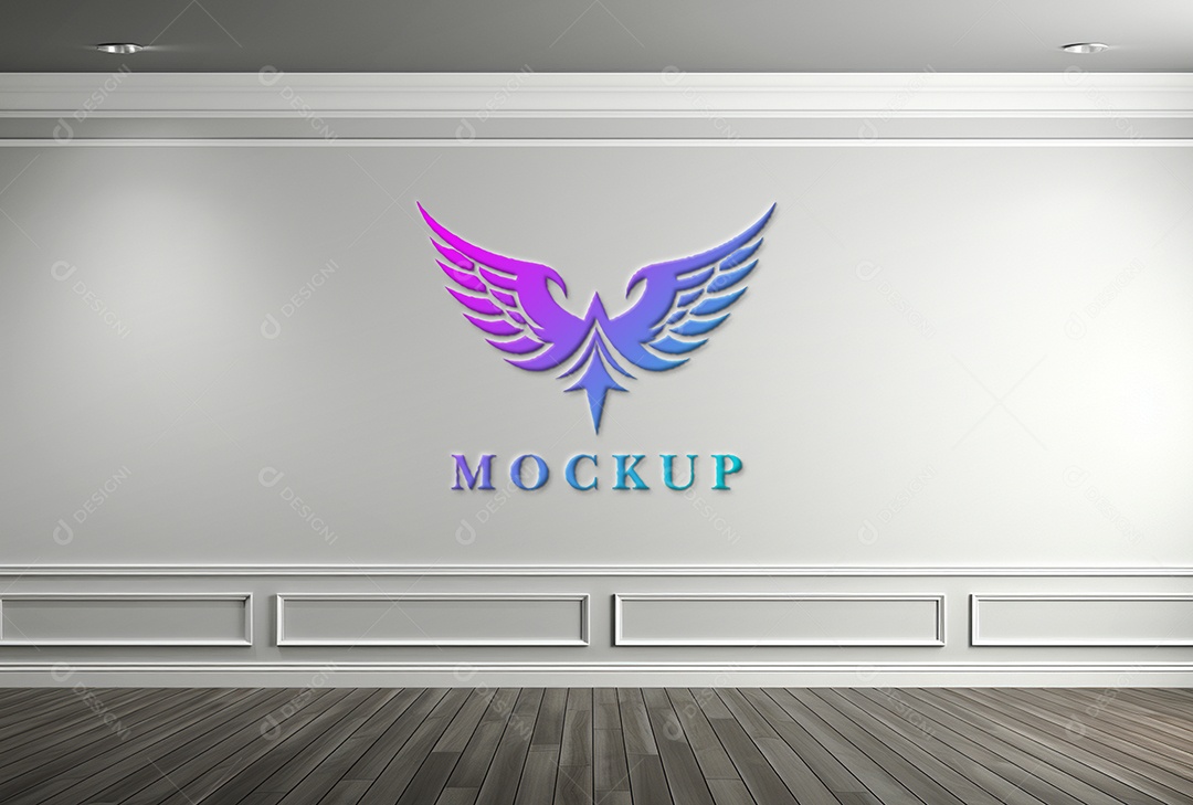 Mockup Logotipo de Empresa PSD Editável