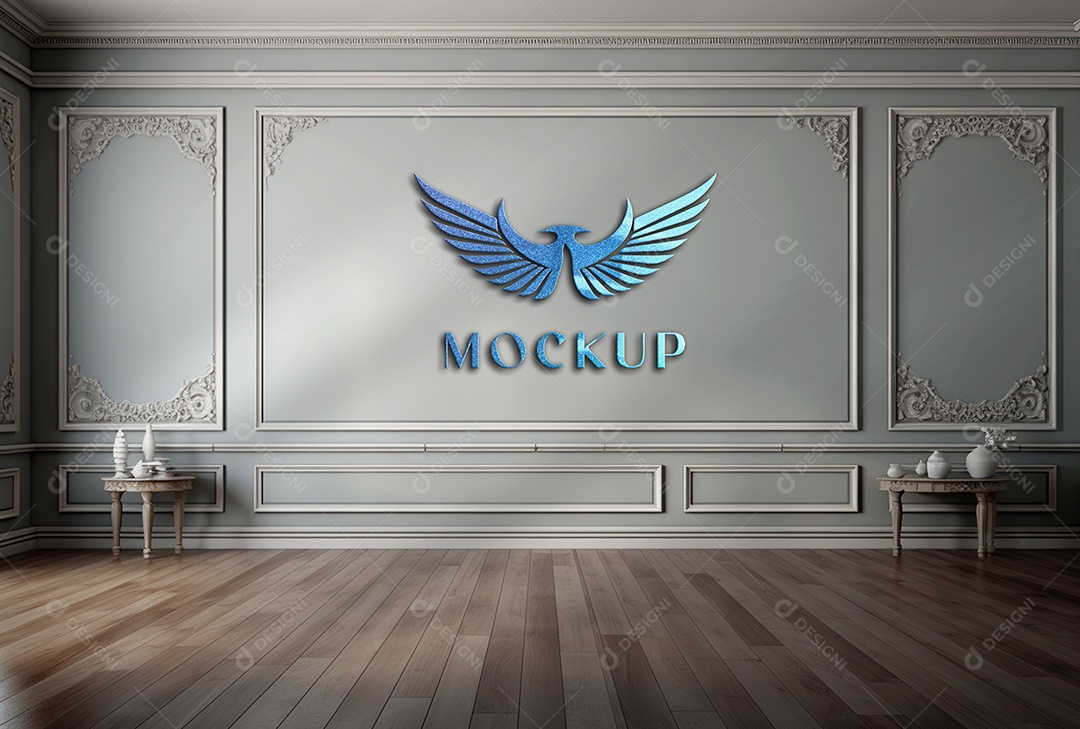 Mockup Logotipo de Empresa PSD Editável